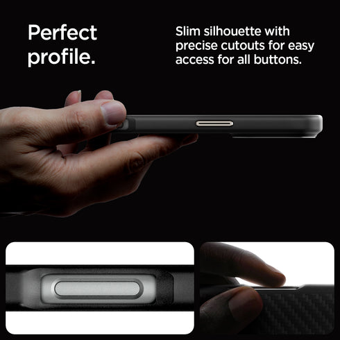 Spigen Capa para iPhone 16 Pro Max / 16 Pro – Enzo Aramid (MagFit)